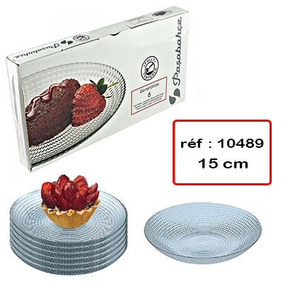 Coffret 6 Assiette Gateaux