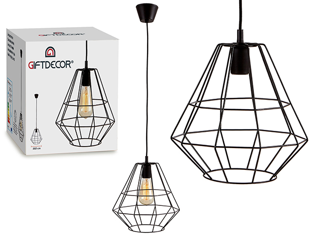 LUSTRE SUSPENDU FER FORGE G DECO