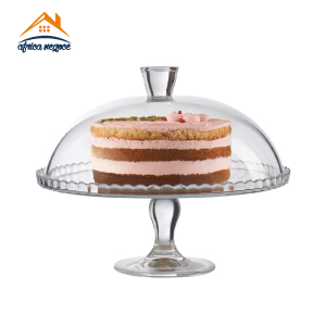 CLOCHE A GATEAUX A/C 31CM + PIED 95200  PASABAHCE /2