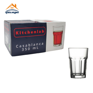 C6 VERRES CASABLANCA 350ML KITCHENLAB MG GLASS