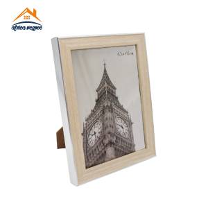 CADRE PHOTO ARGENT/BOIS 78428/
