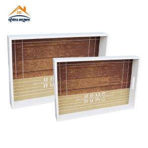 SET 2 PLATEAUX DECO HOME DARIA 21722