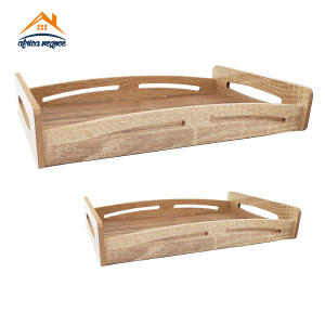 SET 2 PLATEAUX EN BOIS  DARIA