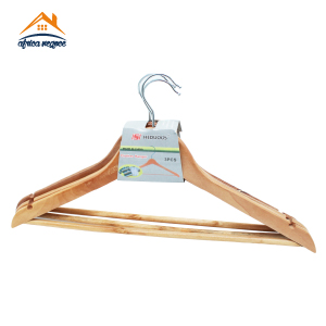SET 3 CINTRE EN BOIS NATUREL AR 72279
