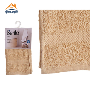 SERVIETTE LISSE 50*90CM CREME 89657