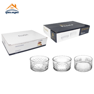 C6 BOLS ELUSIA 8.5CM ASSORTIS MG GLASS