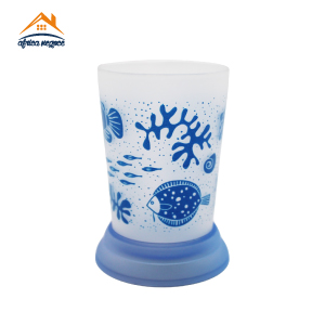 VERRE  OCEANIS PLASTIC  BLEU SDB