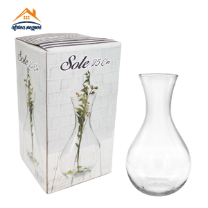 VASE A FLEUR SOLE 25CM GB MG GLASS