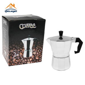 CAFETIERE EN ALUMINUM  3 TASSES NEW  AY18-4 LIVING