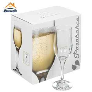 C6 VERRE A PIED FLUTE TULIPE 20CL 44160 PASABAHCE
