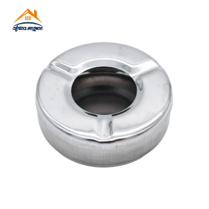 CENDRIER  ROND CHROME LUXE A/C 3  ENCOCHES 4251-2 PRC/400