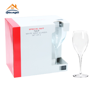 C6 VERRES A PIED VENETO  SPECIAL BUY TULIP 440388 PASABAHCE