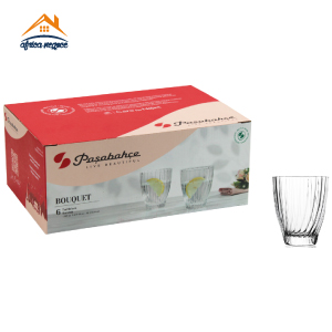 C6 VERRES A EAU BOUQUET FB GB 520113 PASABAHCE