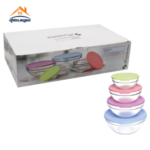 SNACK SET 4 SALADIERS EMPILABLES A/C COLORE 97268 PASABAHCE/2