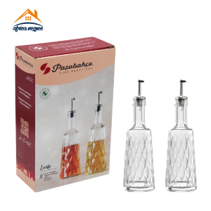 SET 2 HUILIER/VINAIGRIER LEAFY 380CC  80404 PASABAHCE