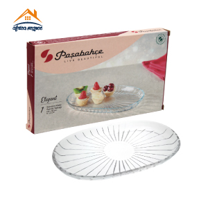 PLAT OVAL ELEGANT 27.8*16.3 CM GB 54783 PASABAHCE