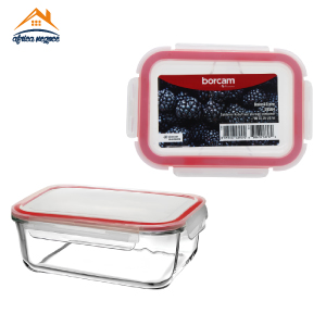 BOITE DE CONSERVATION RECTANGULAIRE BAKE STORE 780CCA/C ROUGE 59564 PASABAHCE