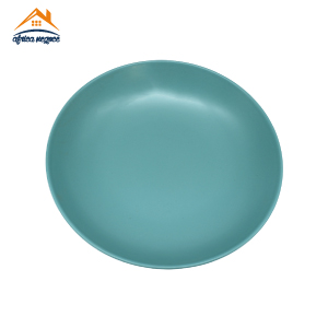 ASSIETTE CREUSE  23CM  TURQUOISE EN  STONEWARE VISTALEGRE  PORTUGAL