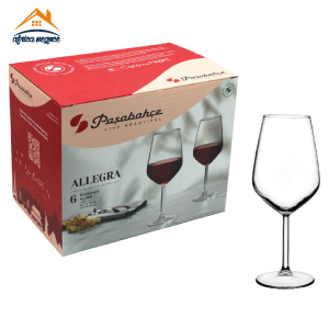 C6 VERRE A PIED ALLEGRA 490CC 440065 GB PASABAHCE