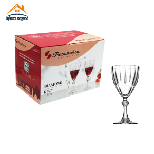 C6 VERRES A PIED DIAMOND 24.5 CL 44767  GB PASABAHCE