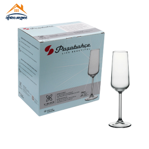 C6 VERRES A PIED FLUTE ALLEGRA 195CC V BLOCK GB 440079 PASABAHCE