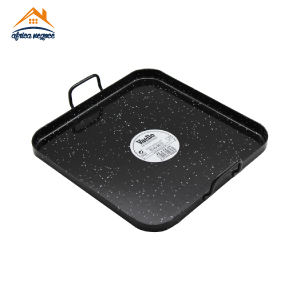 PLATEAU DE PRESENTATION EMAILLE CARRE A/2 ANSES 22*22 CM REF 6422