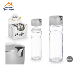 HUILIER EN VERRE 300ML A/C EN METAL 66686 VIVALTO