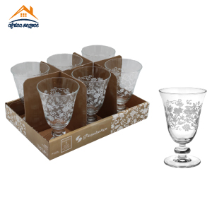 C6 VERRES A PIED SOPHIA DECO PROVENCE 280CC PLASTIFIES 44479 PASABAHCE
