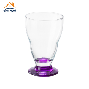 VERRE A JUS CIN CIN FOND MAUVE 280CC 41208 PASABAHCE
