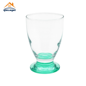 VERRE A EAU ONDAS FOND VERT 268CC 41156 PASABAHCE