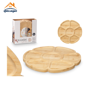 SUPPORT EN BOIS 7 CAVITES POUR SNACK 10435 GB KINVARA