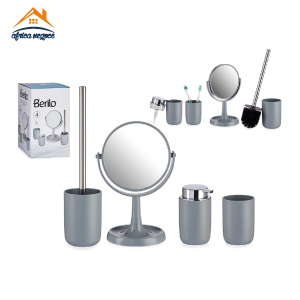 SET ACCESOIRES SALLE DE BAIN 4 PCS 17758 BERILLO
