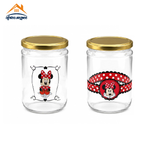 POT DE CONSERVATION DISNEY660CC A/C METAL 82MM DORE 180166 PASABAHCE